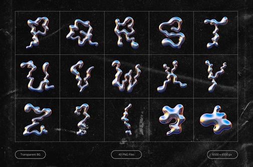 [Image: 3d-wavy-chrome-alphabet-by-pixelbuddha-i...lery-2.jpg]